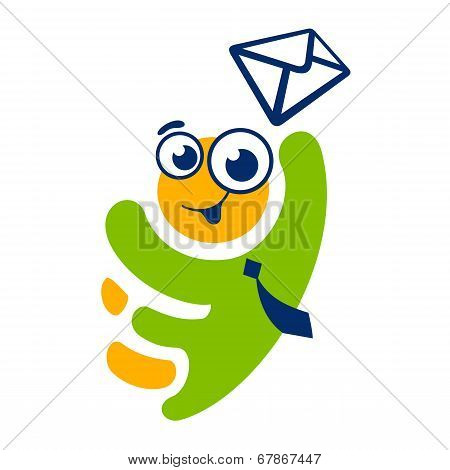 Mobile Message Man Sign