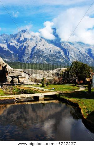 Lijiang Yulong sníh hora