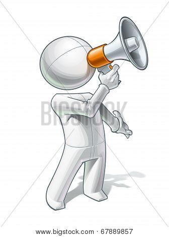 Simple Vector Men - Megaphone