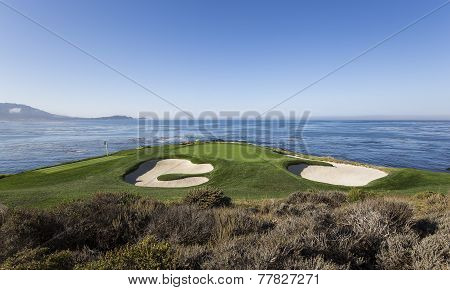 Pebble Beach golf course, Monterey, California, USA