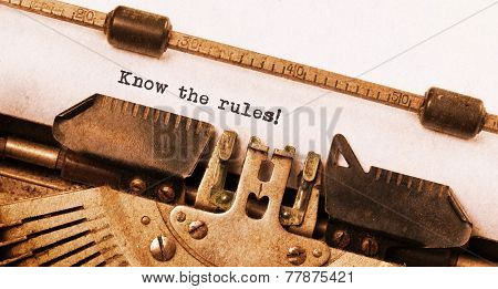 Vintage Typewriter