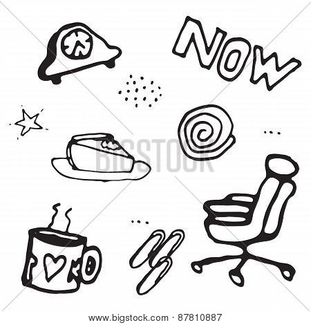 Vector Doodle Seamless Pattern