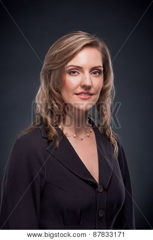 Classic portrait of young woman