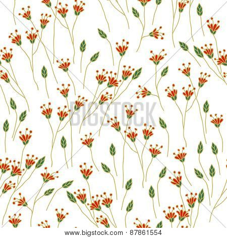 Seamless Summer Flowers