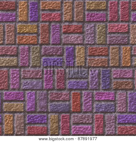 Brick Pavement Generated Teture