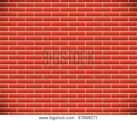 Seamless Pattern Of Dark Brickwork, Brick Wall. Repeatable. Construction, Revetment, Firewall Patter