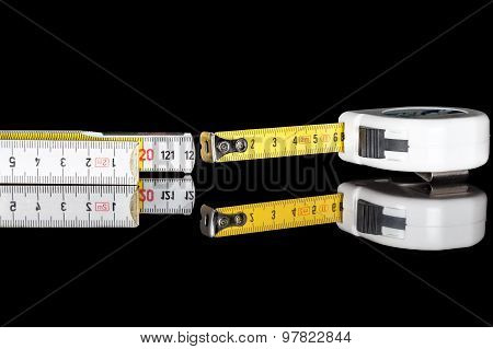 Yardstick And Meter Roll