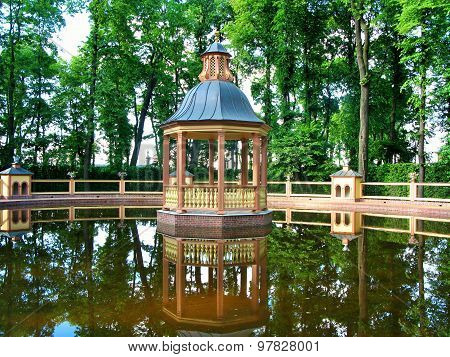 Pavilion in Summer garden
