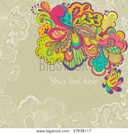Decorative color element border