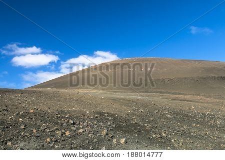 Timanfaya Volcano In Lanzarote, Spain