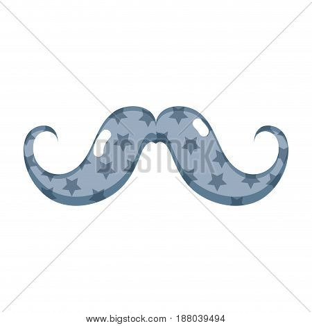 man mustahe and attractive fashion design, vector illustration