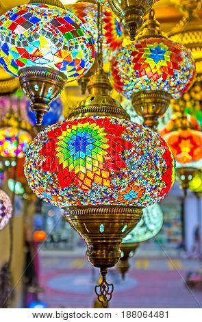 The Colorful Glass Of Arabian Lights