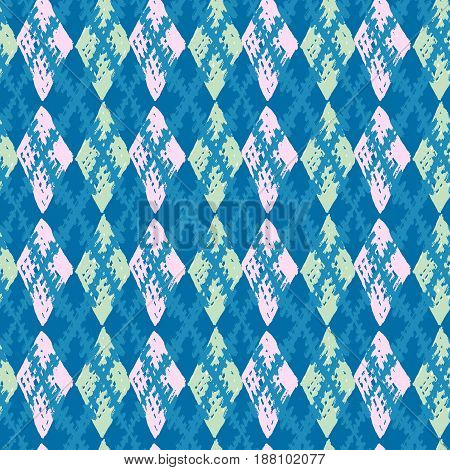 Seamless Brushpen Doodle Pattern Grunge Texture.trendy Modern Ink Artistic Design