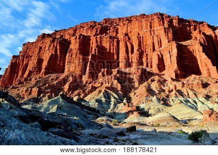 Wind castle in the valley of the moon in san juan