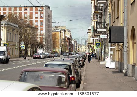 St. Petrsburg, Russia, on May 9, 2017. A typical view of the historic center of the city.
