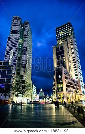 BERlIN GERMANY - APRIL 7: Square Breitscheidplatz on April 7 2017 in Berlin