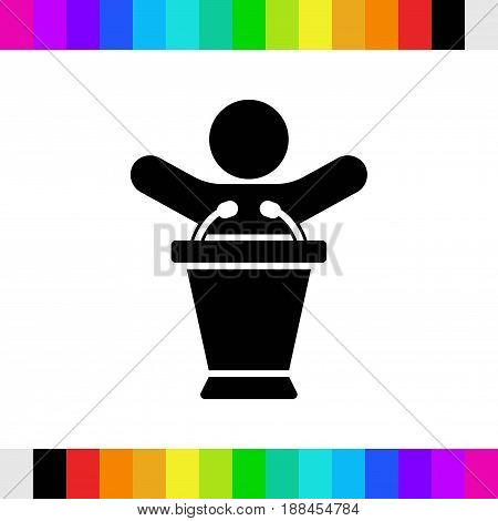 icon stock vector illustration flat design style