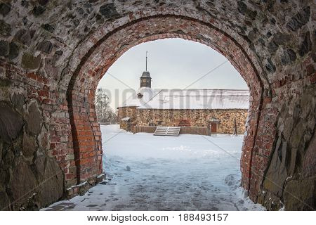 Old Korela fortress in the town of Priozersk, Russia.