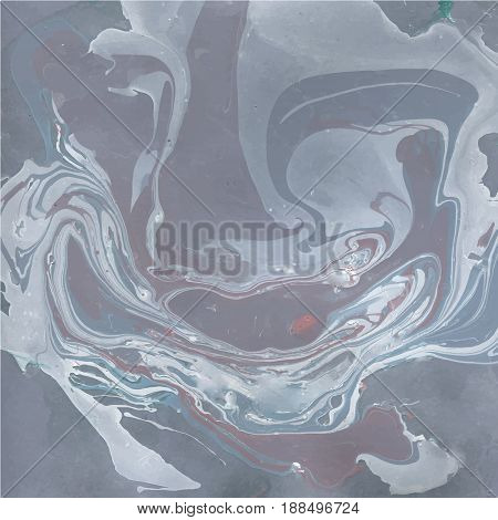 Decorative Marble Texture. Abstract painting. Trendy background for printing and websites. Color Paints on Grey Background.