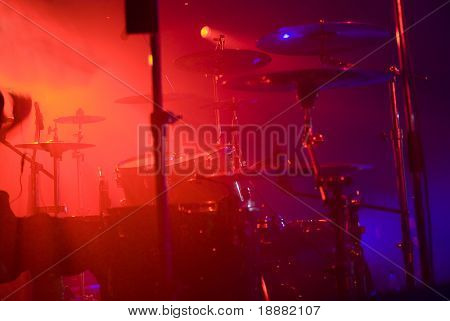 drumset บนฉาก