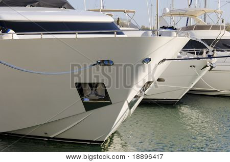 yacht docked