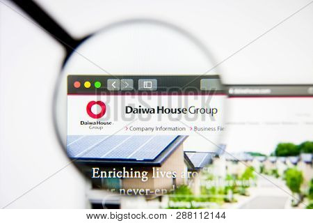 Los Angeles, California, Usa - 5 March 2019: Daiwa House Industry Website Homepage. Daiwa House Indu