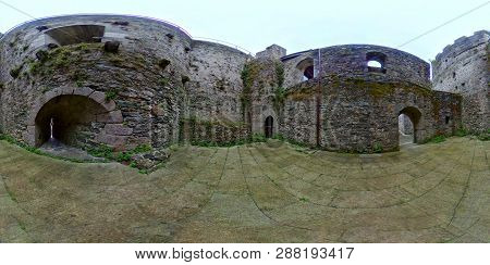 Moeche Medieval Castle, From The Fourteenth Century Belonging To The Family Nobility Of The Andrade 