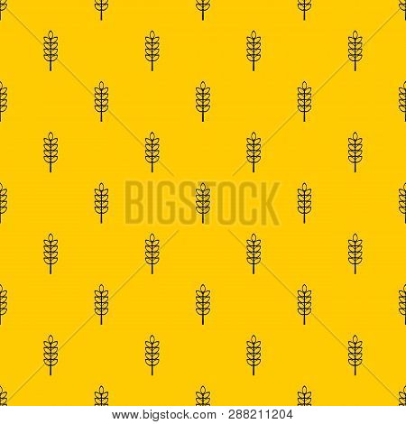 Inlet Spike Pattern Seamless Vector Repeat Geometric Yellow For Any Design