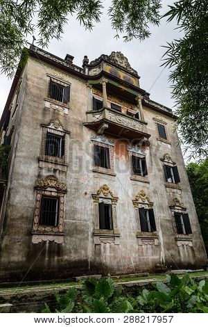 Jul 2017, Kaiping, China. Linlu Villa In Kaiping Diaolou Maxianglong Village, Near Guangzhou.