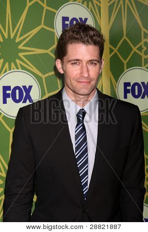LOS ANGELES - JAN 8: Matthew Morrison saapuu Fox TCA Party - talven 2012 at Castle Green