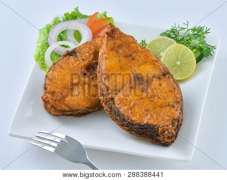 Fried Fish.  A Delicious, Spicy, Crunchy & Yummy White Meat Dish.