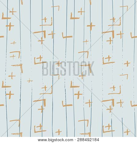 Tie Dye Japanese Geometric Summer Seamless Pattern. Geo Wabi Sabi Decorative Kimono Print. Scribble 