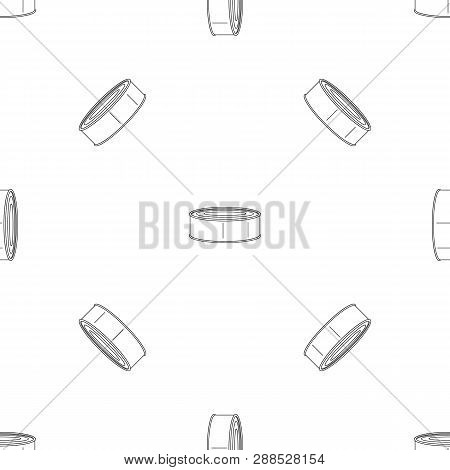 Fish Tomato Tin Can Pattern Seamless Repeat Geometric For Any Web Design