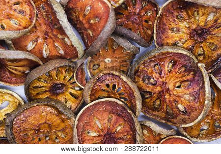 Slices Of Dried Fruts Matum. Matum Therapeutic Tea For The Lungs