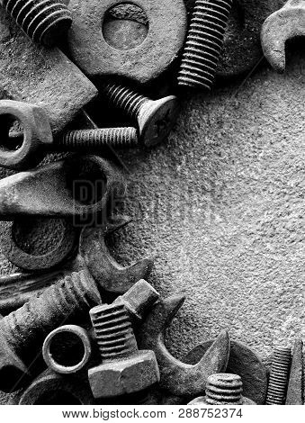 Letter Is Saw In Wood Saw Dust On White Background