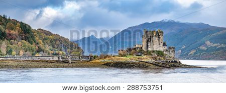 Eilean Donan Castle During Autumn - Dornie, Scotland - United Kingdom
