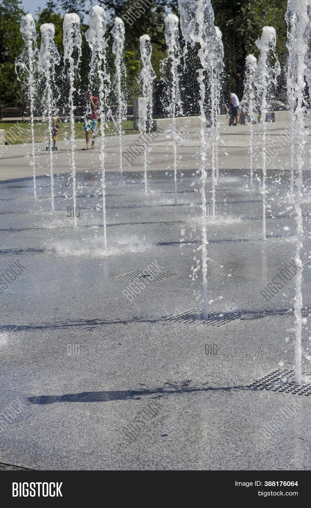 Water Jets Fountain Image & Photo (Free Trial) Bigstock