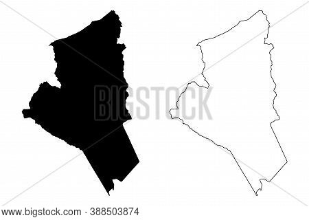 Nyamira County (republic Of Kenya, Nyanza Province) Map Vector Illustration, Scribble Sketch Nyamira