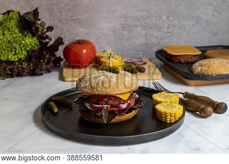 Beyond Burger - The Future Of Protein. Made From Plants, No Soy, No Gluten. Served With Vegan Cheese