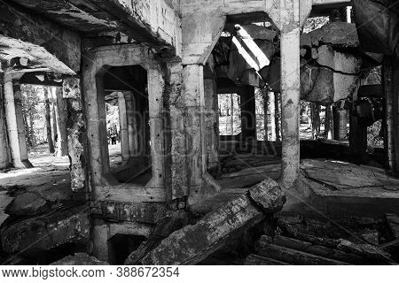 Destroyed Bunker