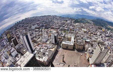 Manizales, Caldas / Colombia - June 08, 2013. Panoramic View Of The City Of Manizales, Founded On Oc