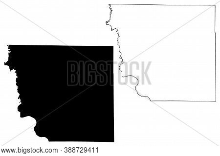 Andrew County, Missouri (u.s. County, United States Of America, Usa, U.s., Us) Map Vector Illustrati
