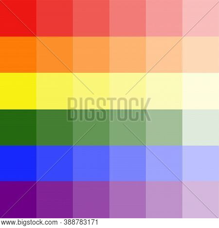Abstract Vector Background With The Image Of Colored Squares