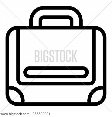 Strap Laptop Bag Icon. Outline Strap Laptop Bag Vector Icon For Web Design Isolated On White Backgro