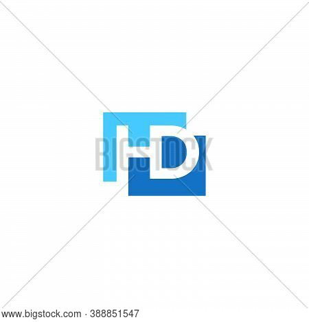 Hd Letter Logo Design Vector & Photo (Free Trial) | Bigstock