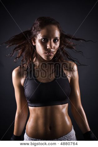 สาวเซ็กซี่นักมวย