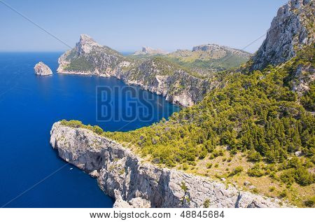 Cape Formentor In The Coast Of North Mallorca