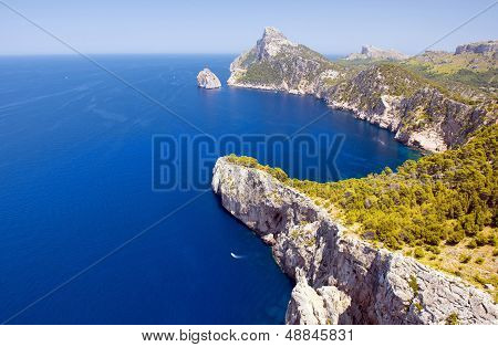 Cape Formentor In The Coast Of North Mallorca