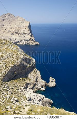 Cape Formentor i kusten på norra Mallorca