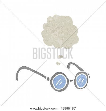 occhiali retrò cartoon